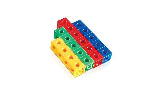 hand2mind Snap Cubes, Math Linking Cubes, Plastic Cubes, Snap Blocks, Color Sorting, Connecting Cubes, Math Manipulatives, Counting Cubes for Kids Math, Math Cubes, Math Counters (Set of 100)