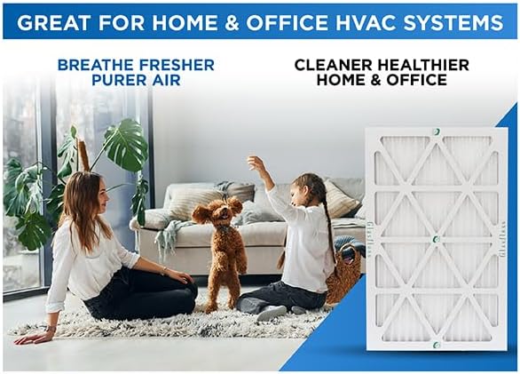 Glasfloss ZL 16x25x4 MERV 10 Air Filter Honeywell FC100A1029 Replacement Air