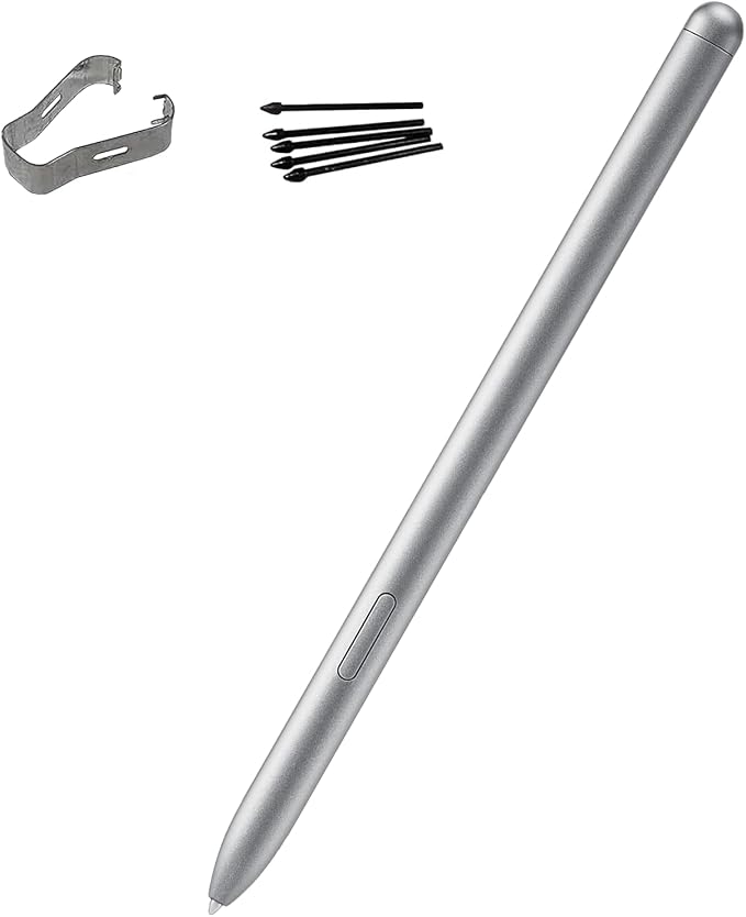 Galaxy Book4 Pro 360 S Pen Replacement for Samsung Galaxy Book4 360/Book4 Pro 360 Black Stylus Pen + 5 Tips