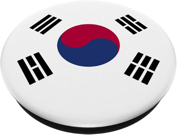 Korea Flag PopSockets Grip and Stand for Phones and Tablets