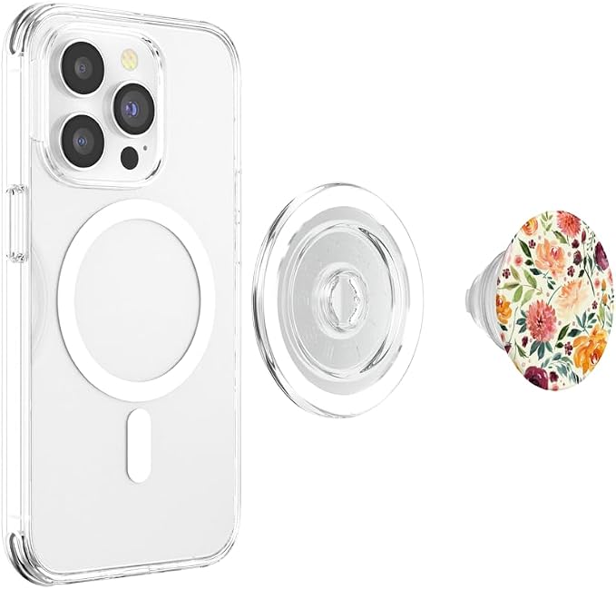 Watercolor Flower Garden Botanical Art PopSockets Adhesive PopGrip