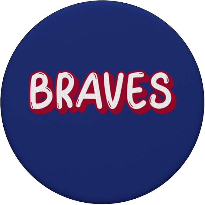 Vintage Braves Shirt Retro Throwback PopSockets Adhesive PopGrip
