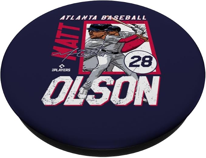 Matt Olson | Atlanta MLB Baseball Players| MLBMOL204M PopSockets PopGrip for MagSafe