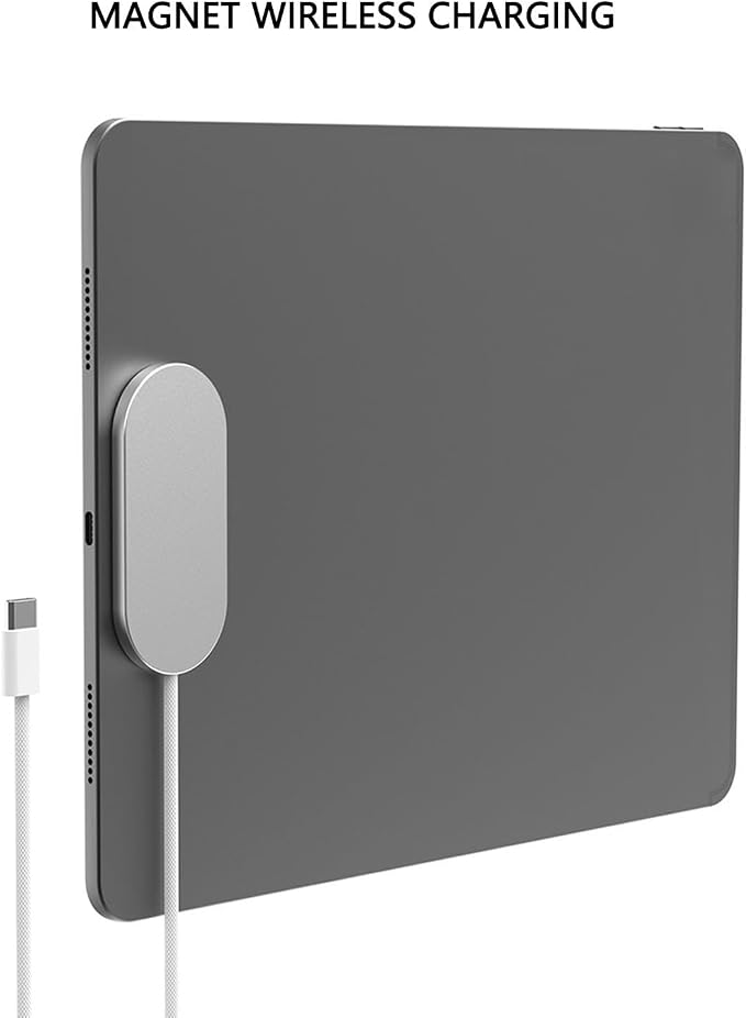 Luqeeg Wireless Charger Magnetic for Pro 11 (1st/2nd/3rd/4th) Air 11(M2/M3) Air 10.9 Fast Charging Smart Connector Charger Pad (1m)