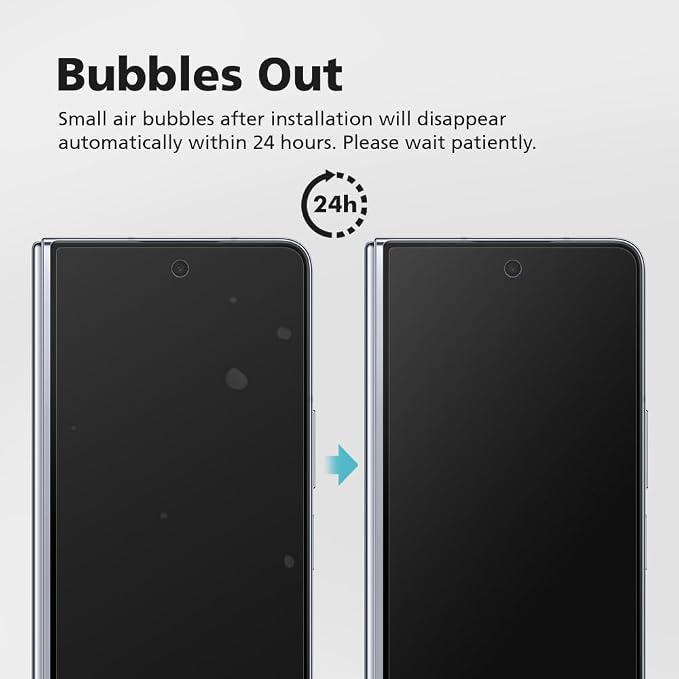 (3Sets) DIACUBE Edge to Edge Full Cover Screen Protector Compatible Samsung Z Fold 3 5G High Definition Anti-Scratch Bubble Free Easy Installation Ultrasonic Fingerprint Compatible Front 3pcs+Inside