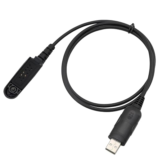 RKN4075 USB Programming Cable for Motorola HT1250 HT1250LS GP140 GP320 GP328 GP329 HT750 HT750LS HT1550 HT1550XLS ATS2500 Radi