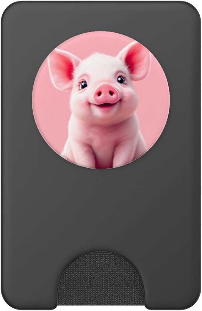 Cute Pig Pink Pig | Piglet PopSockets Adhesive PopGrip