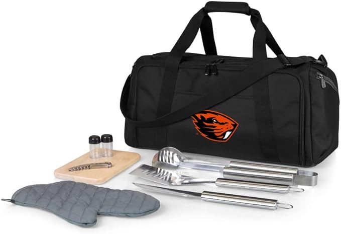 PICNIC TIME NCAA BBQ Kit Cooler Tote with Barbecue & Accessories