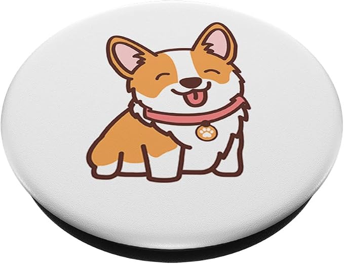 Adorable Sweet Corgi Dog For Boys and Girls PopSockets Adhesive PopGrip