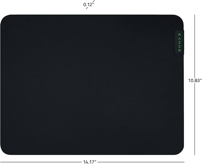 Razer Gigantus V2 Cloth Gaming Mouse Pad (Medium): Thick, High-Density Foam - Non-Slip Base - Classic Black