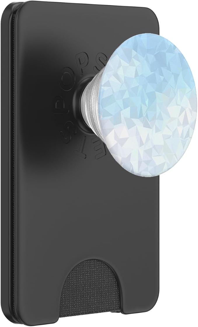 Cool Modern Blue Ombre Gradient Geometric Pattern PopSockets Adhesive PopGrip