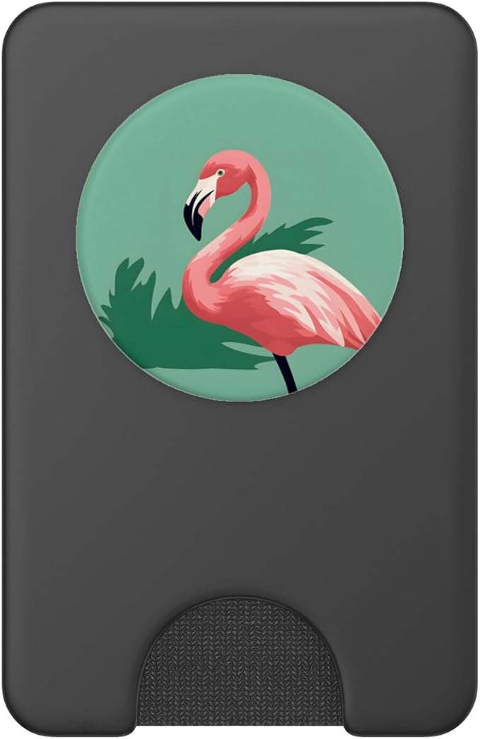 Cute Pink Flamingo Tropical Flamingos PopSockets PopGrip for MagSafe