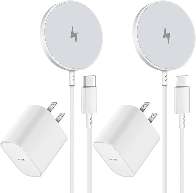Magnetic Wireless Charger for iPhone 17 162Pack 6FT Wireless iPhone Charging Fast Mag-Safe Charger with Apple USB C Charging Block for iPhone 17 Pro max/17Air/16/15/14/13/12/11/AirPods Pro 3/2-Black