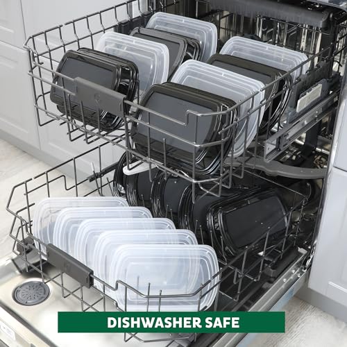 Freshware Meal Prep Containers [150 Pack] 1 Compartment Food Containers with Lids, Bento Box, Stackable, Microwave/Dishwasher Safe (38 oz) - size: 38OZ-150PK