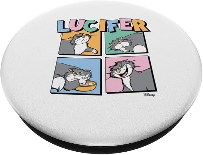 Disney Princess - Lucifer Grid PopSockets Adhesive PopGrip