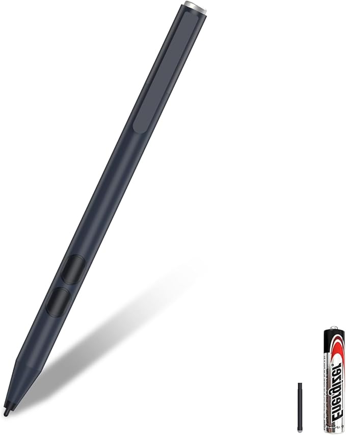 Stylus Pen for HP Omnibook X Flip Rechargeable MPP 2.0 with 4096 Pressure | Digital Stylus Pen for HP Envy/Pavilion/Spectre x360 – Tilt Support Palm Rejection Fast Charge Ideal for Drawing &amp N