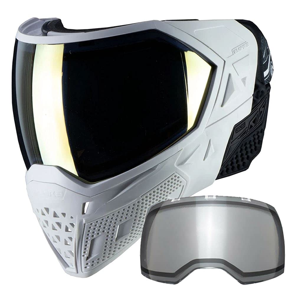 EMPIRE EVS Goggle White/White - Thermal Gold / Thermal Clear (21720)