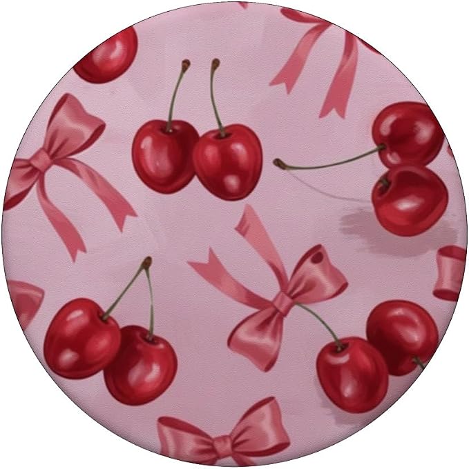 Cute Pink Cherry PopSockets Adhesive PopGrip