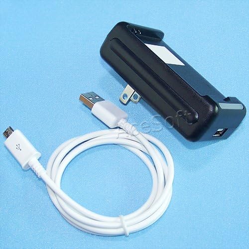 (Quick Charge) External Special Desktop Wall Home USB/AC Battery Charger + Micro Sync Data Cable Cord 3ft Compatible with Samsung Galaxy J3 Prime SM-J327T Phone