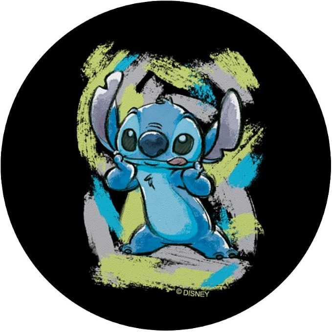 Disney Lilo and Stitch Watercolor Brushstrokes PopSockets Adhesive PopGrip