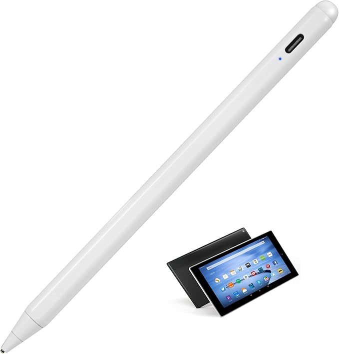 Electronic Stylus Pen for Amazon HD Fire 10/8 Tablet Pencil Active Digital Capacitive Pen for Amazon Fire HD 10 Tablet High Precision with Ultra Fine TipGood at Drawing and WritingBlack