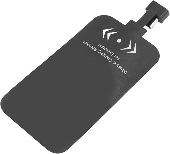 Dpofirs USB C Wireless Charging Receiver Adapter for A50 A51 A52 A72 A71 A70 Thin Wireless Charger Receiver Module for Phones with Type C Fast Charging
