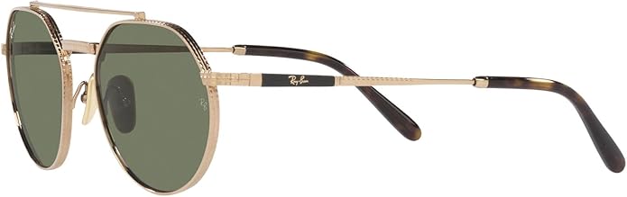 Ray-Ban Unisex Rb8265 Jack II Titanium Round Sunglasses