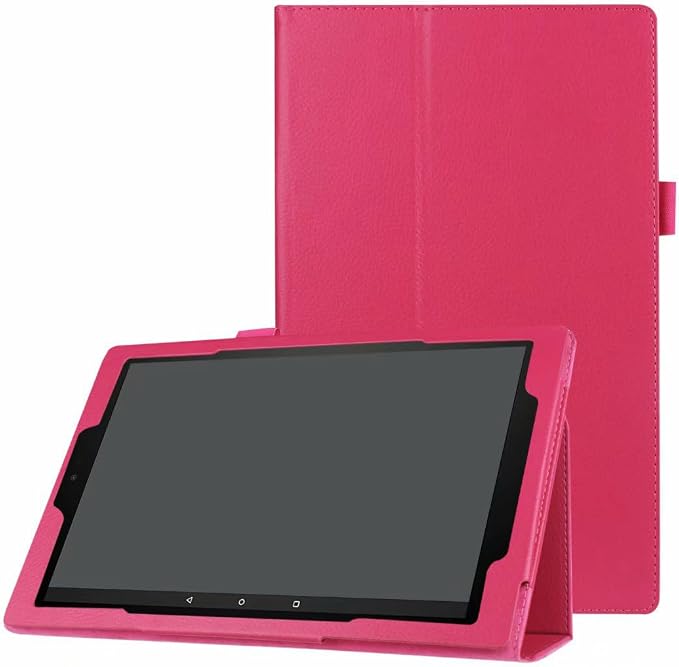 Tablet Cover for Amazon Kindle Fire HD10 7th 9th Generation(2017/2019 Release) Ultra Slim Folio Stand Lightweight Leather Case for Kindle Fire HD 10 7th 9th Gen 10.1 (KST-Dark Blue)
