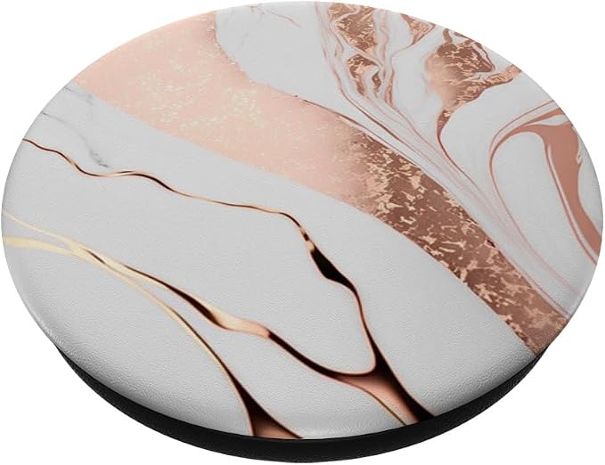 Rose Gold Marble PopSockets Adhesive PopGrip