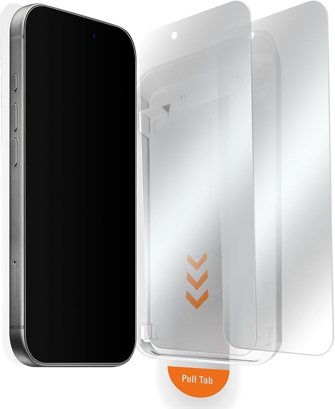 Designed for iPhone 17 Matted Tempered Glass Screen Protector [Military Grade Shatterproof &amp Longest Durable] Auto Dust-Elimination Installation Box Bubble Free Easy Installation 2 Pack