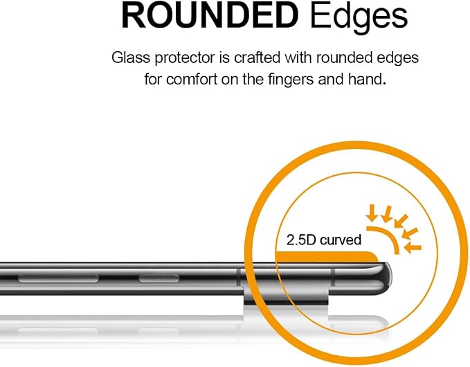 Supershieldz (2 Pack) Designed for Google (Pixel 7 Pro) Tempered Glass Screen Protector 3D Curved Glass Anti Scratch Bubble Free (Black)