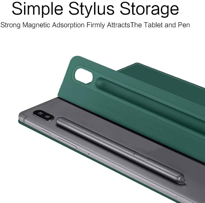 Magnetic Case for Galaxy Tab S10 Lite/Galaxy Tab S10 FE/Galaxy Tab S9 FE 10.9 Inch/Tab S9 11 2023 with S Pen Holder Ultra-Slim Lightweight Slim Magnetic Stand Case with Auto Sleep/Wake Black