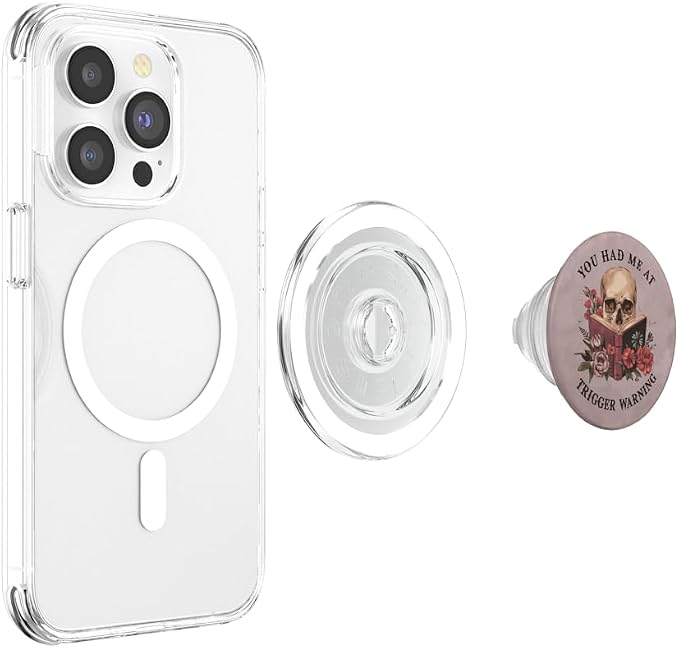 You Had Me At Trigger Warning Dark Romance Smutt Book Reader PopSockets PopWallet for MagSafe