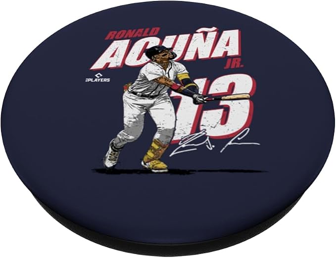 Ronald Acuna Jr. | Atlanta Baseball MLB Players | MLBRAC3001 PopSockets PopGrip for MagSafe