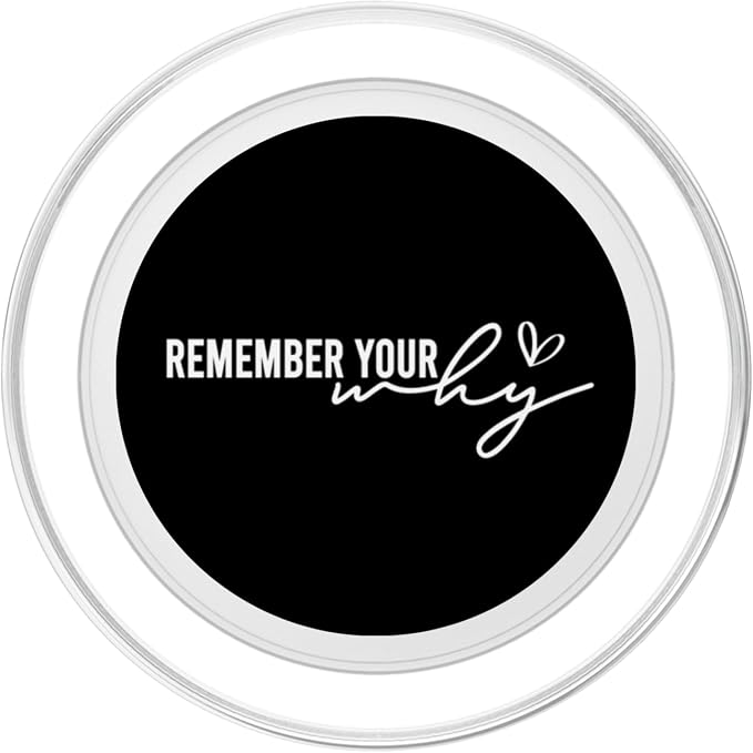 Remember Your Why Motivational Inspirational Quotes Positive PopSockets MagSafe PopGrip for iPhone