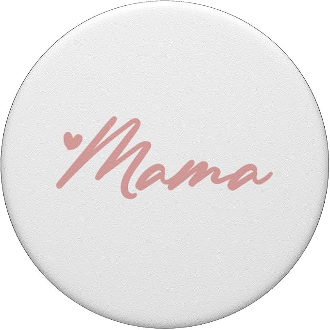 Rose White Heart Mama PopSockets Adhesive PopGrip