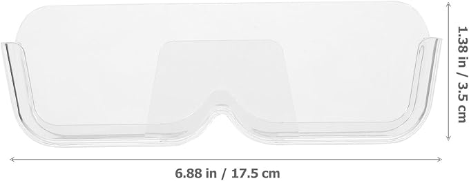 STAHAD Punch-Free Wall-Mounted Glasses Storage Box Portable Sunglasses Organizer Indoor Eyewear Holder for Household Use