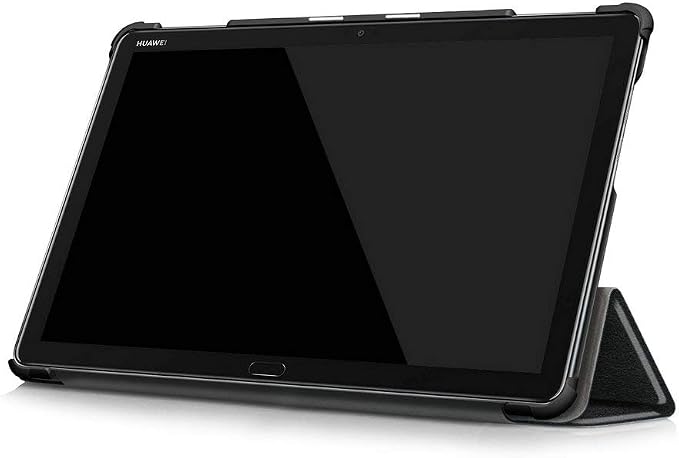 Kepuch Custer Case for Huawei MediaPad M5 Lite 10Ultra-Thin PU-Leather Hard Shell Cover for Huawei MediaPad M5 Lite 10 - Black