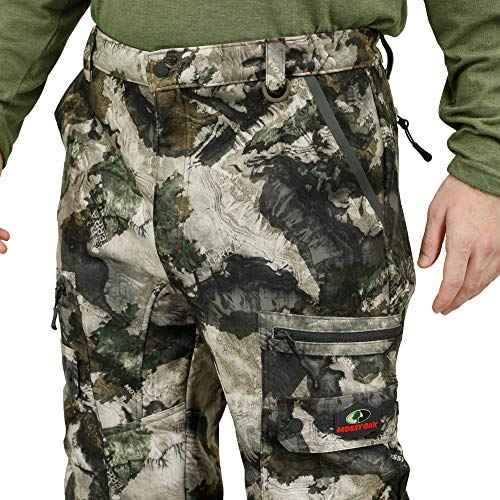 Mossy Oak Sherpa Fleece Lined Camo Hunting Pants for Men