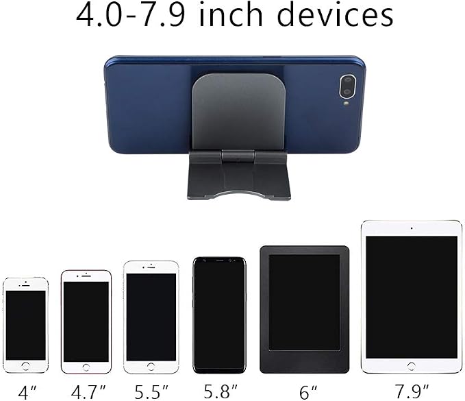 5 Pcs Foldable Cell Phone Stands AIFUDA Portable Phone Holder Universal Cellphone Desktop Cradle for Tablets Reader Mini iPad Smartphone