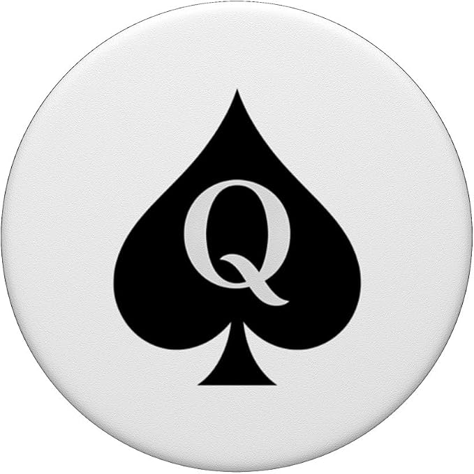 Queen Of Spades Sexy QOS PopSockets PopWallet for MagSafe