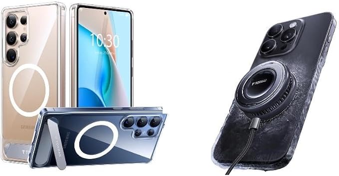 TORRAS PolarCircle Qi2 Mag-Safe Charger &amp Magnetic Case — Buy Together to Save 15%