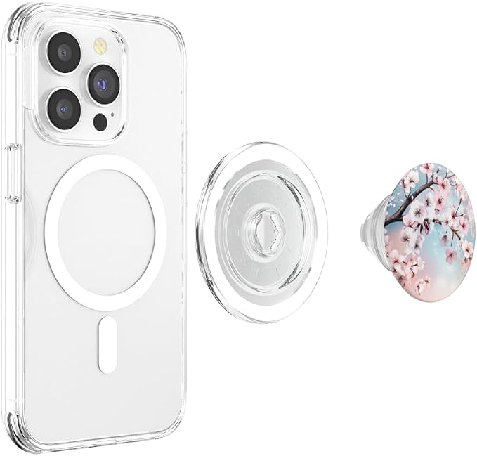 Cherry Blossom Sakura Japanese Cherry Blossom PopSockets PopWallet for MagSafe