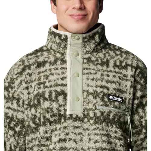 Columbia mens Helvetia II Printed Half Snap Fleece