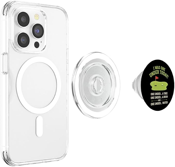 Golf - I was One Under Today! Funny Golfer Humor PopSockets Adhesive PopGrip