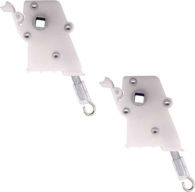 Amazing Drapery Hardware High Profile Wand Tilt Control 2ct - 1/4” Square Hole Heavy Duty Metal Mechanism for 2" Horizontal Blinds
