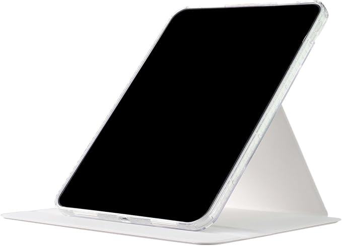 iPad Pro 11'' (M5 2025) (M4 2024) Case DMaos Magnetic Detachable Smart Cover 360 Rotation Foldable Stand - Black