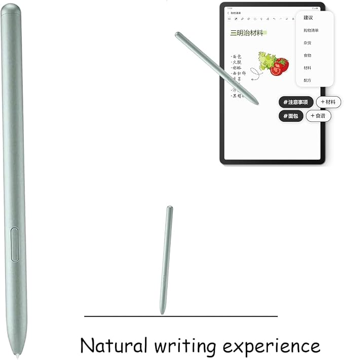 2 Pack Tab S7 FE S Pen for Samsung Galaxy Tab S7 FE Stylus PenGalaxy Tab S7 FE Stylus Pen Replacement for Samsung Galaxy Tab S7 FE Pen (Black)