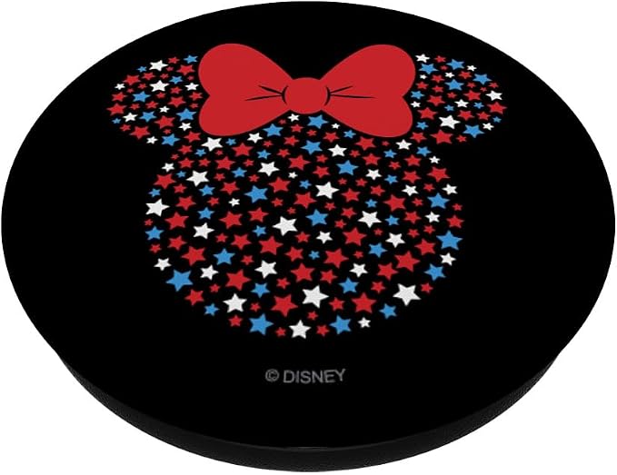 Disney Minnie Mouse Red White Blue Stars 4th of July PopSockets Standard PopGrip