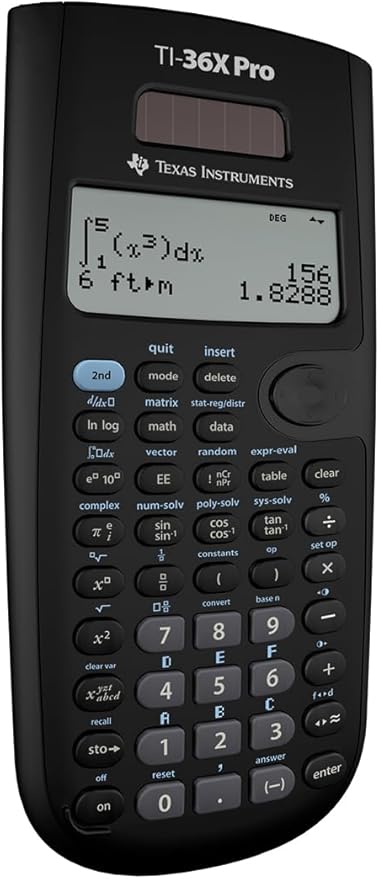 Texas Instruments TI-36X Pro Engineering/Scientific Calculator | 9.7 Inch | Black.